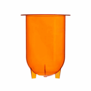 Vaso de Plástico Ámbar para Disolutor