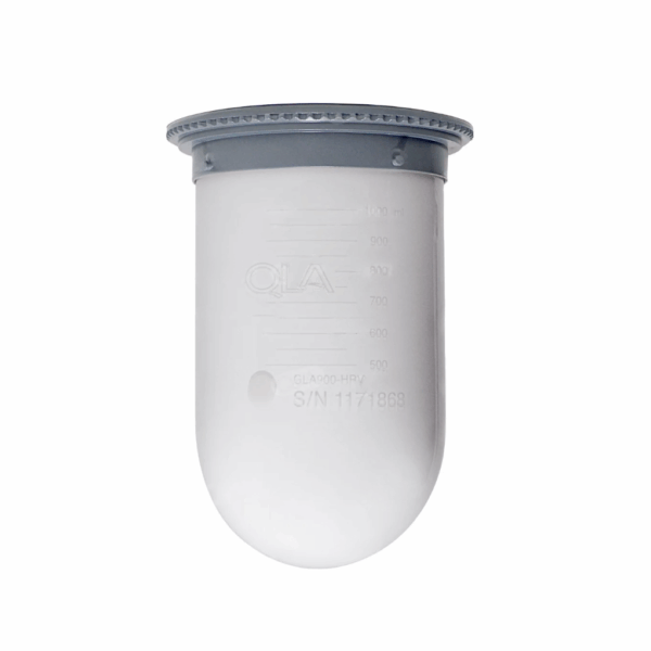 Vaso de Vidrio Recubierto PTFE para Disolutor - Imagen 2