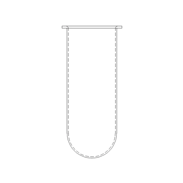 Vaso de Vidrio Transparente para Disolutor - Todas las Marcas