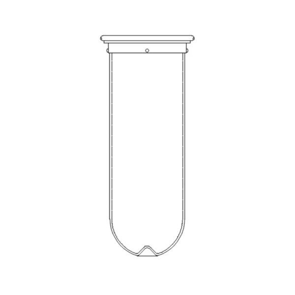 Vaso de Vidrio Transparente para Disolutor - Todas las Marcas