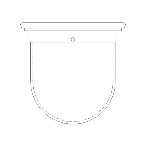 Vaso de Vidrio Transparente para Disolutor - Todas las Marcas