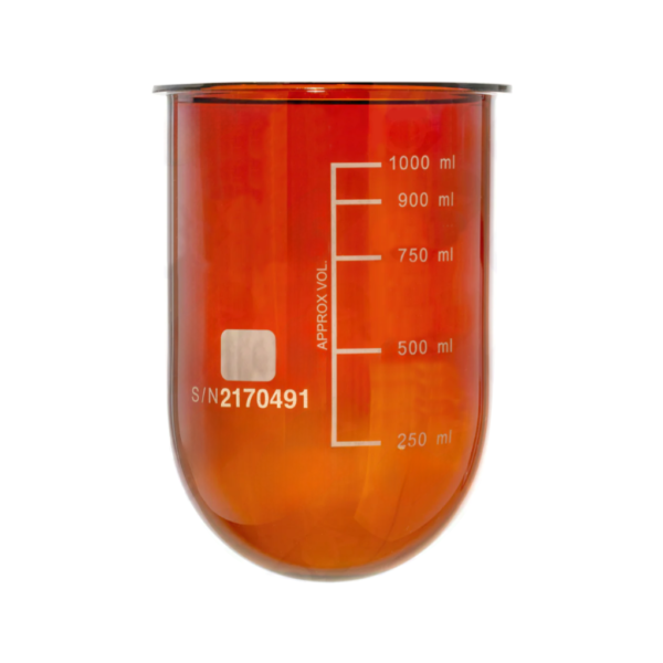 Vaso de Vidrio Ámbar para Disolutor - Todas las Marcas