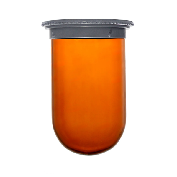 Vaso de Vidrio Ámbar para Disolutor - Todas las Marcas