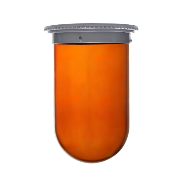 Vaso de Vidrio Ámbar para Disolutor - Todas las Marcas