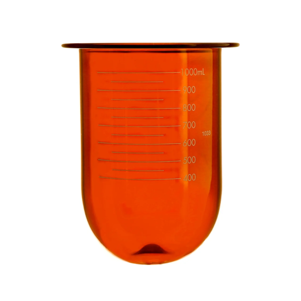 Vaso de Vidrio Ámbar para Disolutor - Todas las Marcas